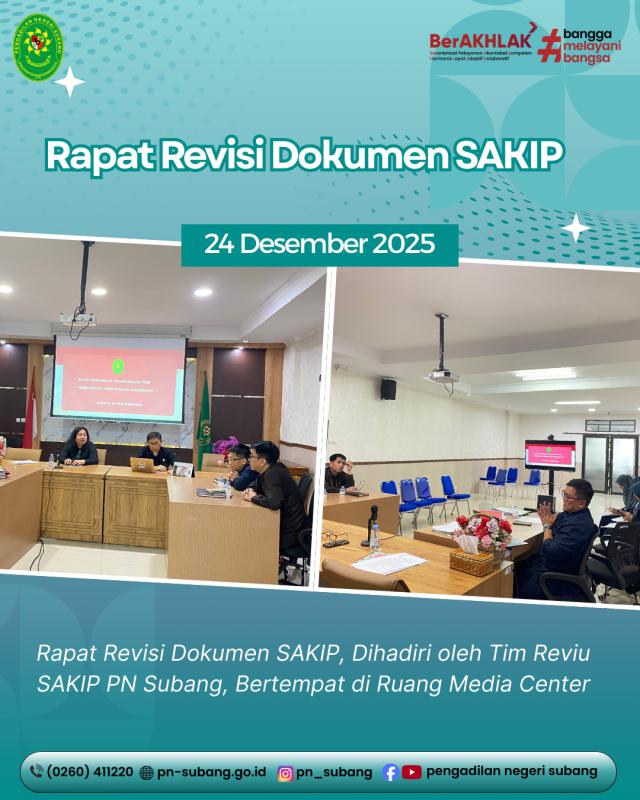 Rapat Revisi Dokumen SAKIP Rapat Revisi Dokumen SAKIP