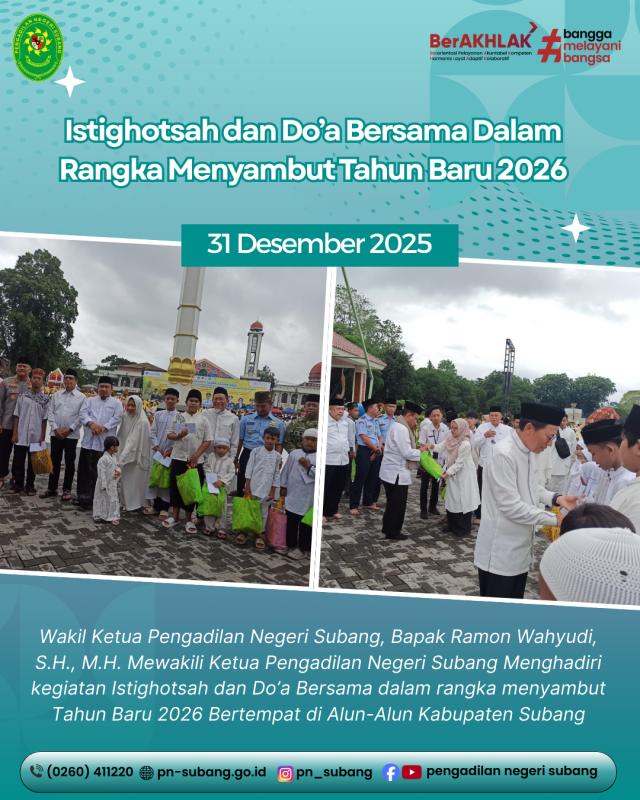 Doa Bersama Menyambut Tahun 2026 Doa Bersama Menyambut Tahun 2026