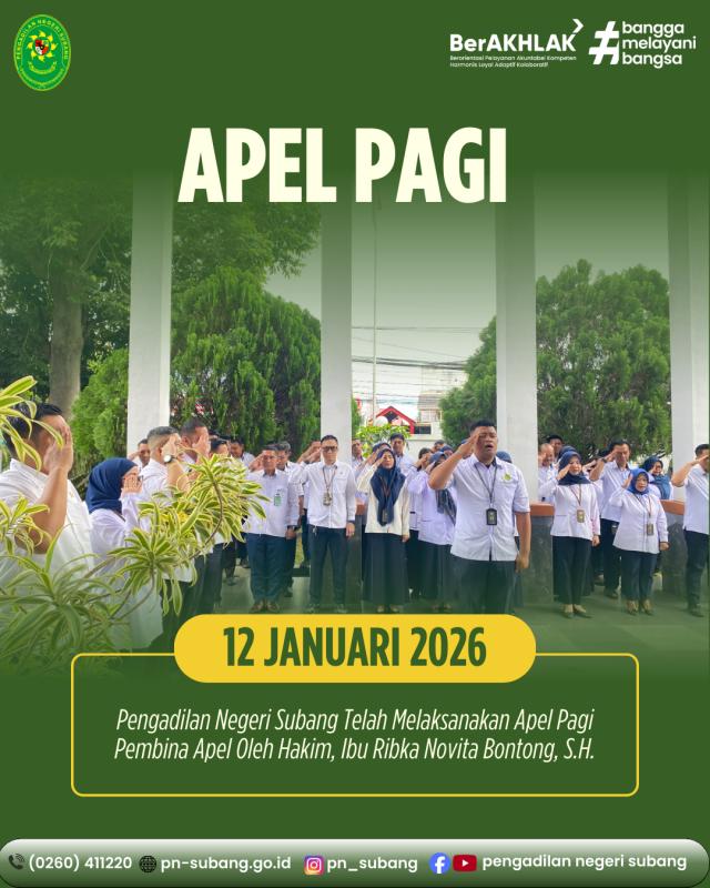 Apel Pagi Apel Pagi