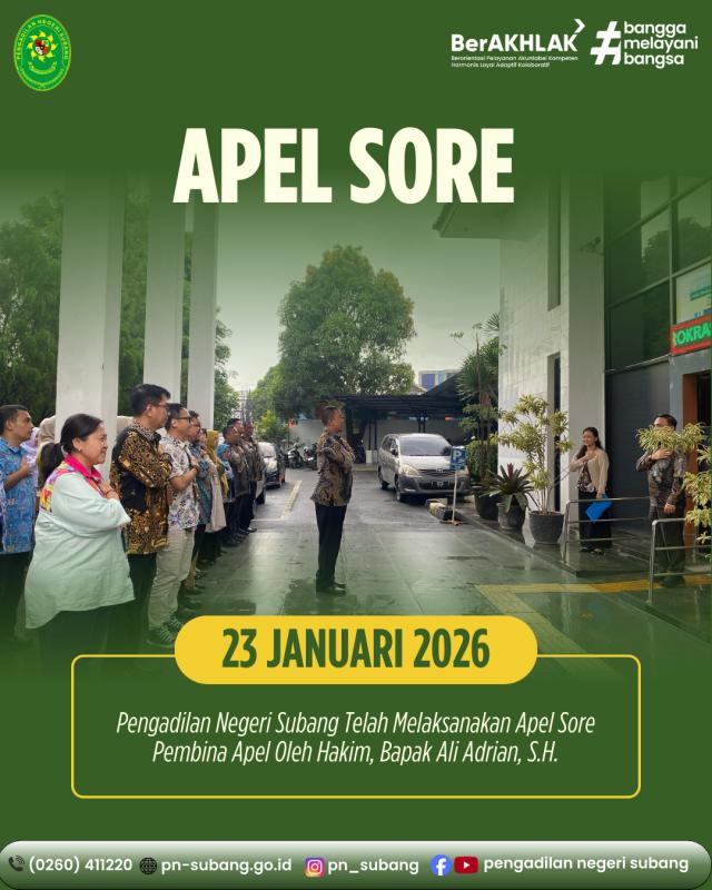 Apel Sore Apel Sore