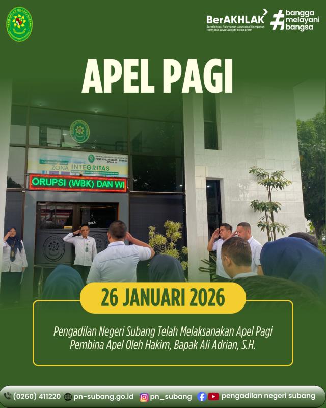 Apel Pagi Apel Pagi