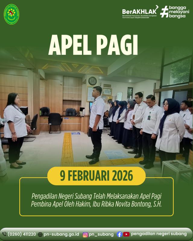 Apel Pagi Apel Pagi