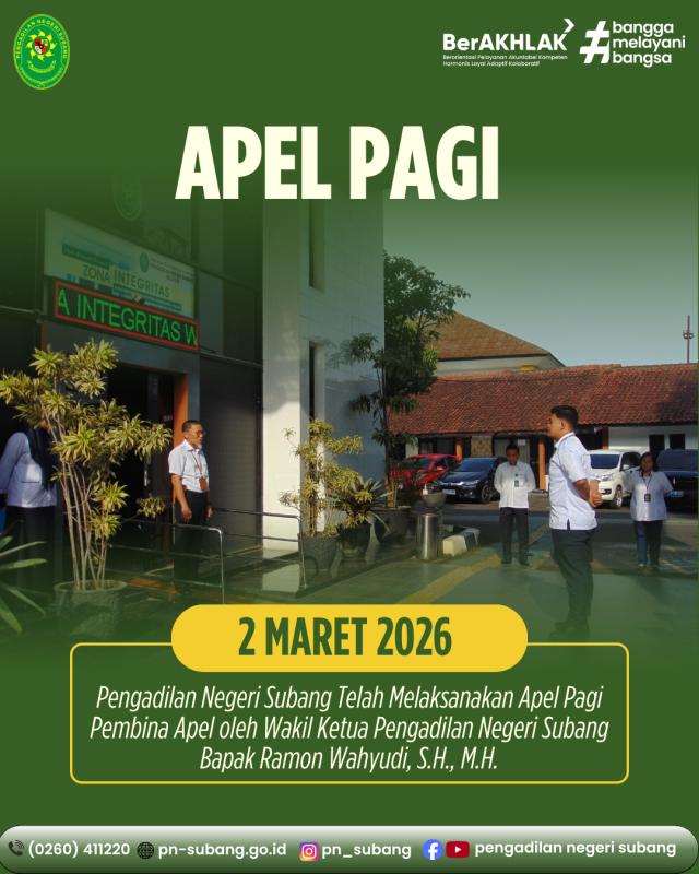 Apel Pagi Apel Pagi