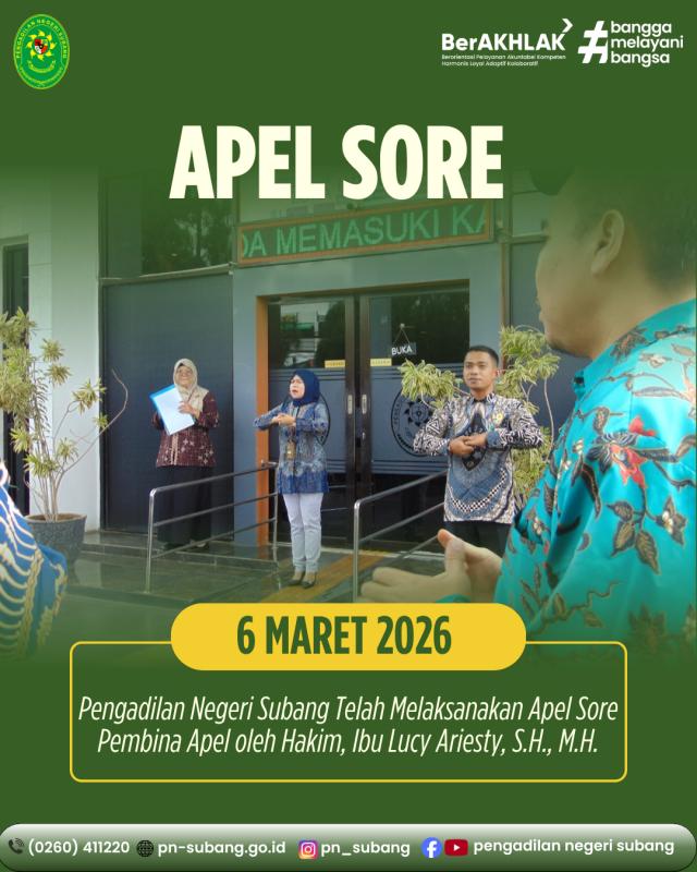 Apel Sore Apel Sore