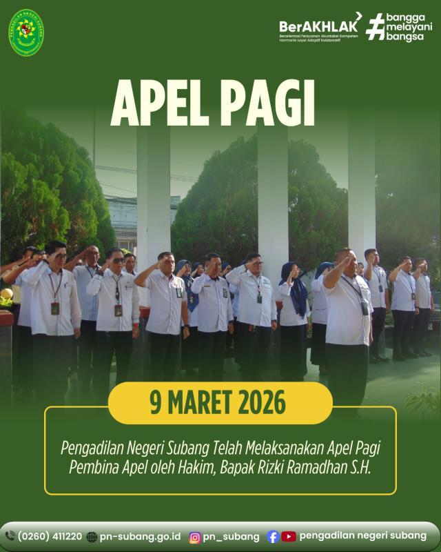 Apel Pagi Apel Pagi