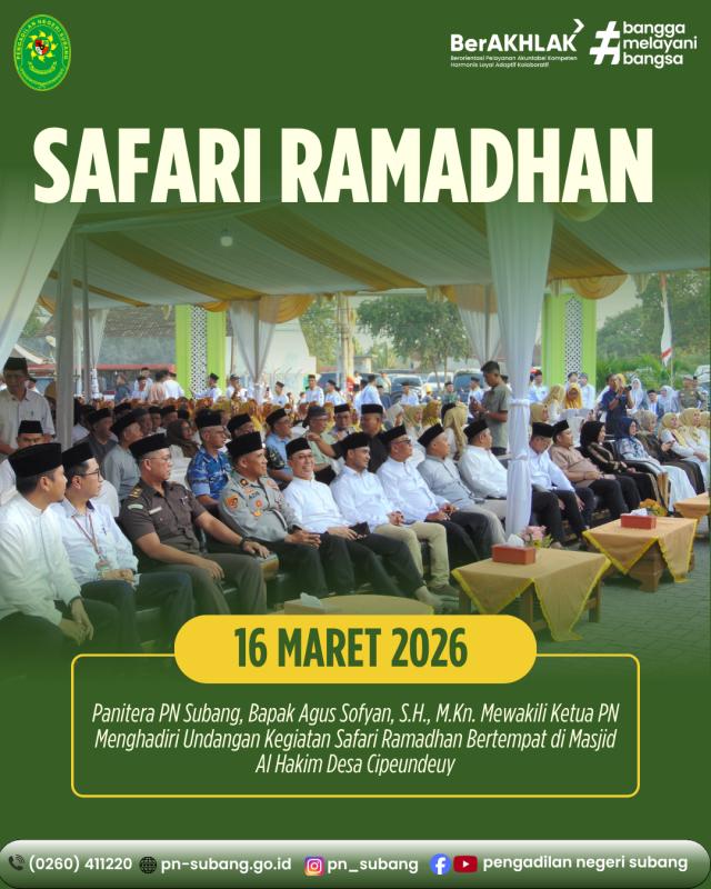 Safari Ramadhan Safari Ramadhan