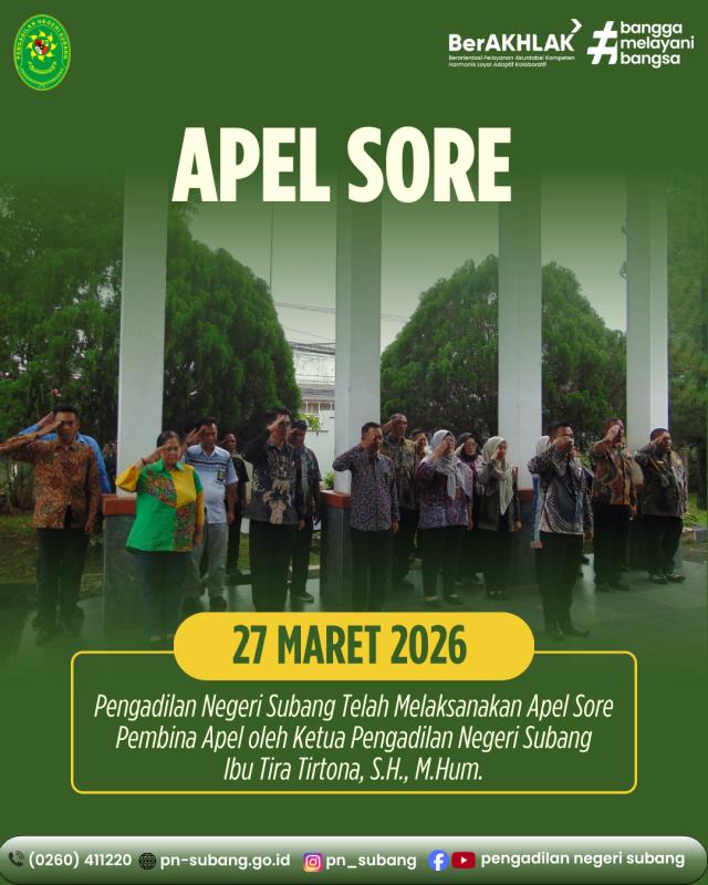 Apel Sore Apel Sore