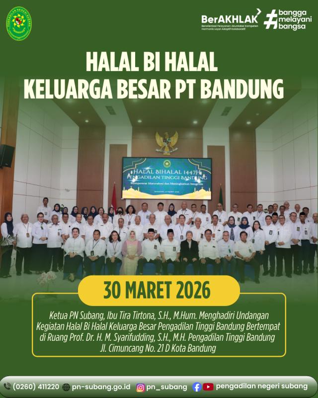 Halal Bi Halal PT Bandung Halal Bi Halal PT Bandung