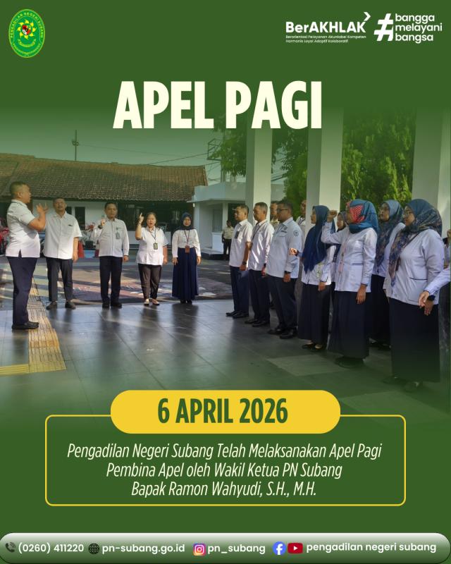 Apel Pagi Apel Pagi