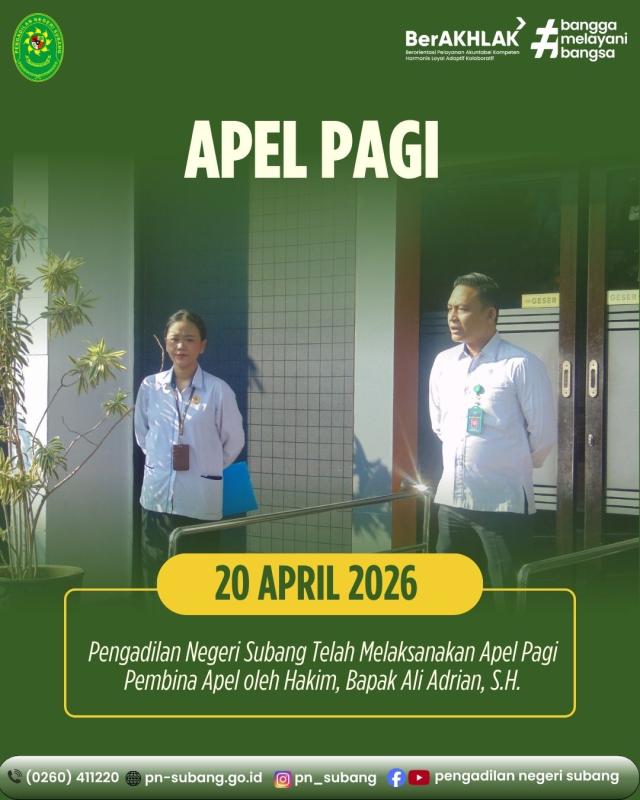 Apel Pagi Apel Pagi