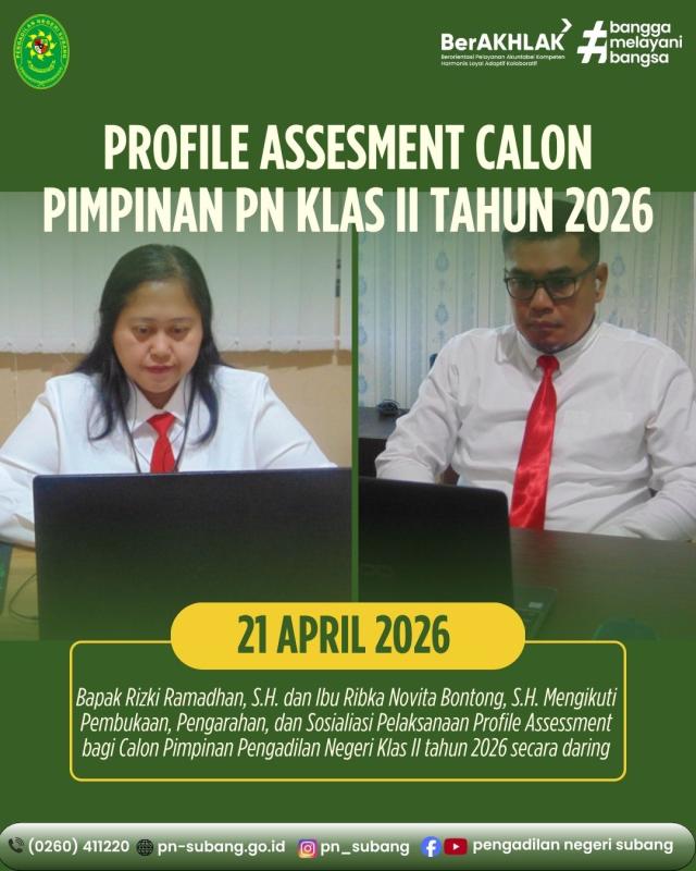 Assessment Capim PN Kelas II Assessment Capim PN Kelas II