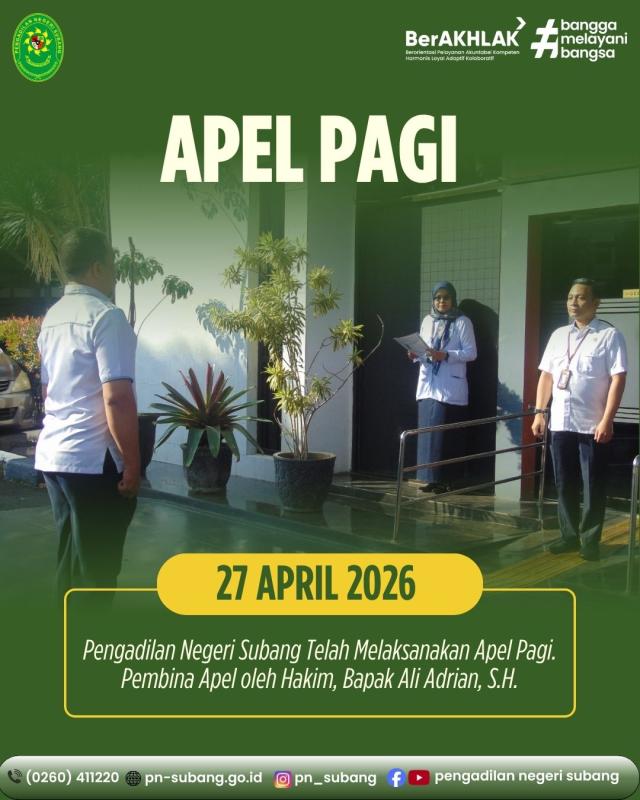 Apel Pagi Apel Pagi