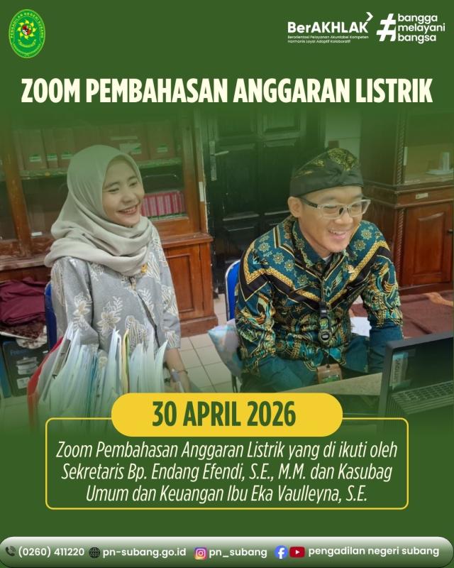 Zoom Pambahasan Anggaran Listrik Zoom Pambahasan Anggaran Listrik