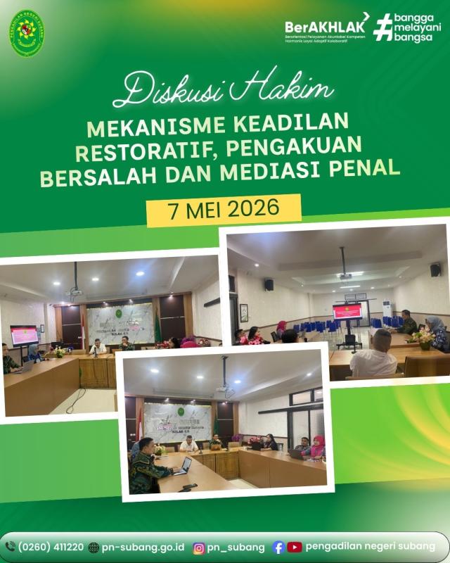 Diskusi Hakim Diskusi Hakim