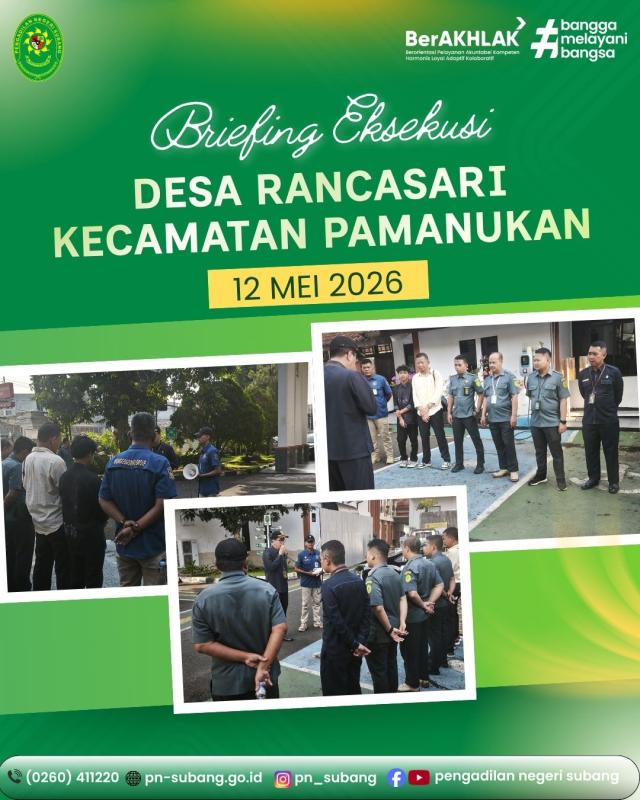Briefing Eksekusi Briefing Eksekusi