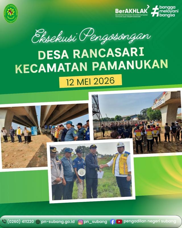 Eksekusi Pengosongan Eksekusi Pengosongan