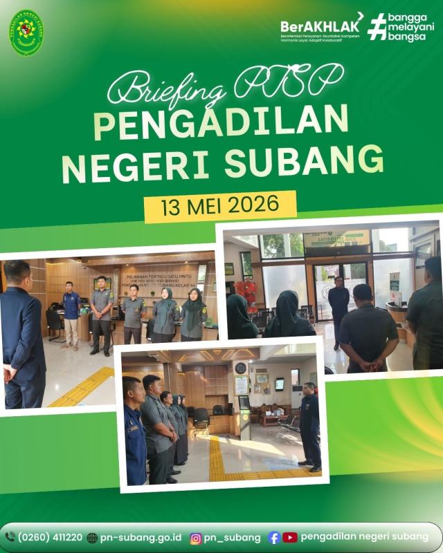 Briefing PTSP Briefing PTSP
