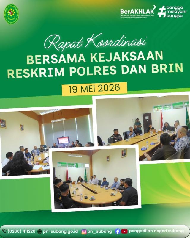 Rapat Koordinasi Rapat Koordinasi