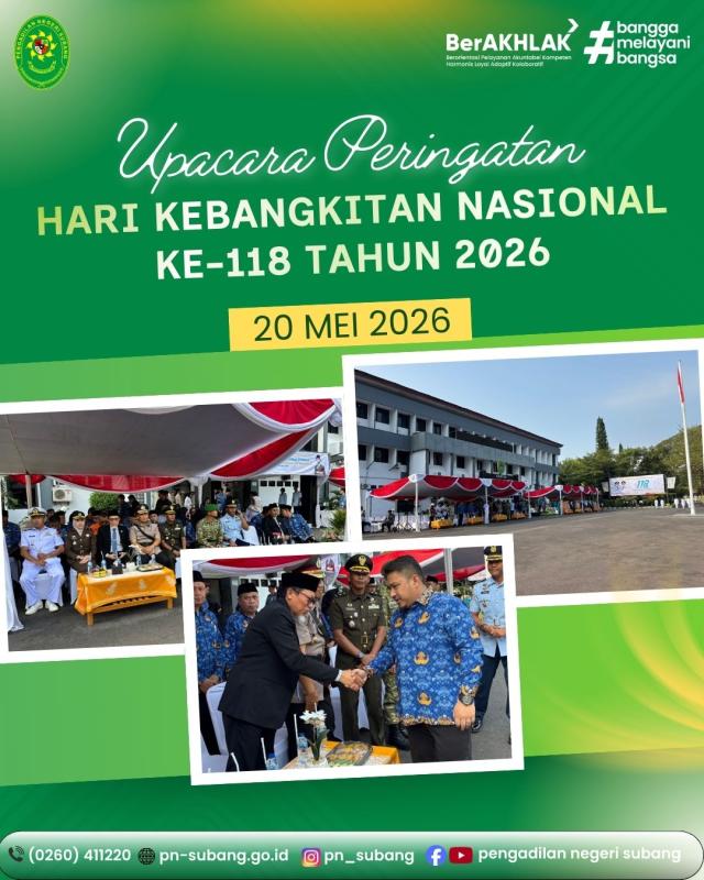 Upacara Peringatan Hari Kebangkitan Nasional Upacara Peringatan Hari Kebangkitan Nasional