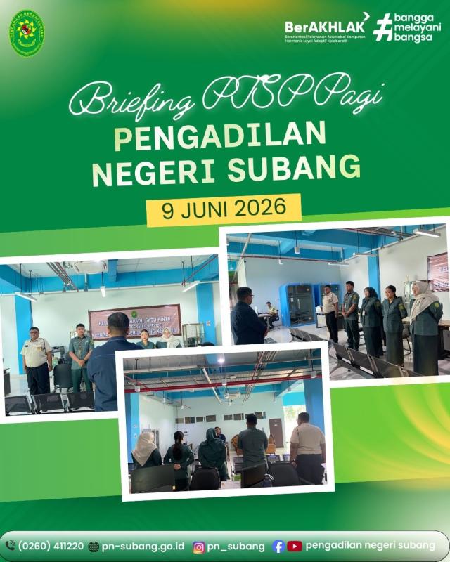 Briefing PTSP Pagi Briefing PTSP Pagi