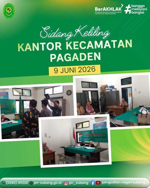 Sidang Keliling Kantor Kec. Pagaden Sidang Keliling Kantor Kec. Pagaden
