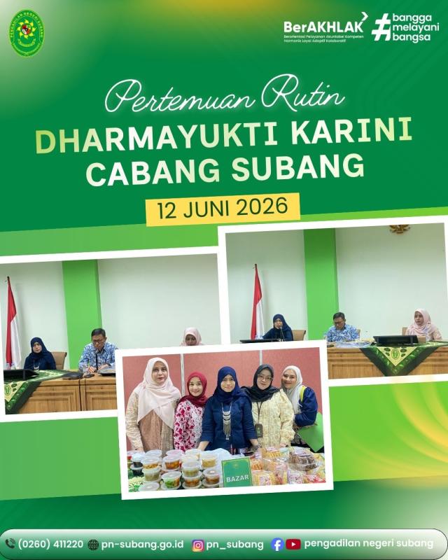 Pertemua Rutin DYK Cabang Subang Pertemua Rutin DYK Cabang Subang