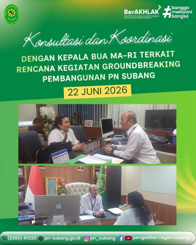 Konsultasi dan Koordinasi Konsultasi dan Koordinasi