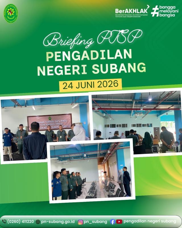 Briefing PTSP Briefing PTSP