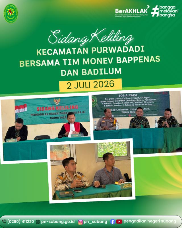 Sidang keliling Kec. Purwadadi Sidang keliling Kec. Purwadadi
