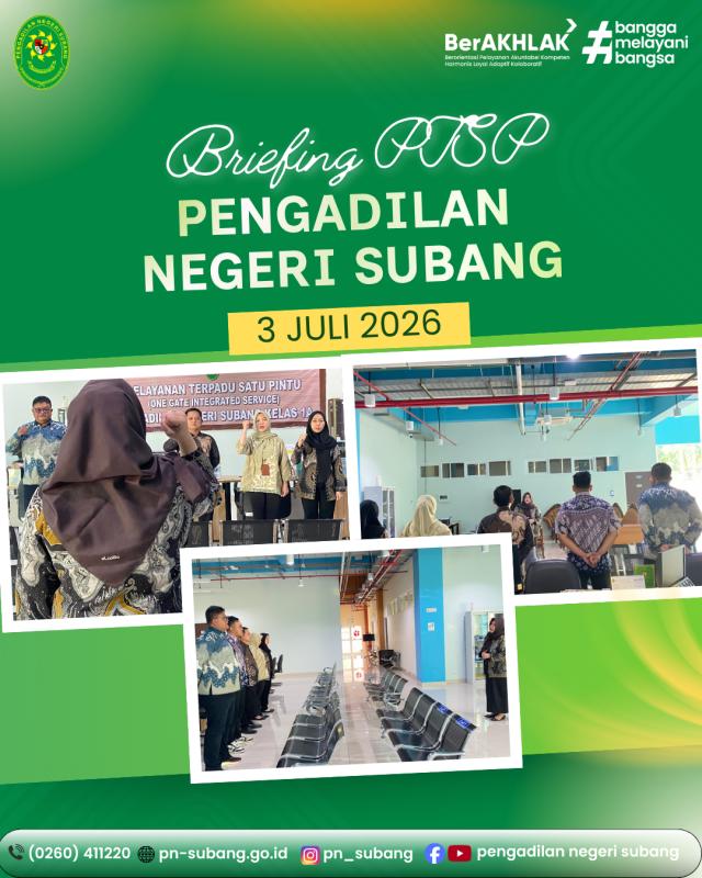Briefing PTSP Briefing PTSP