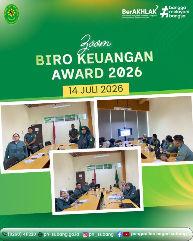 Zoom Biro keuagan Award 2026 Zoom Biro keuagan Award 2026