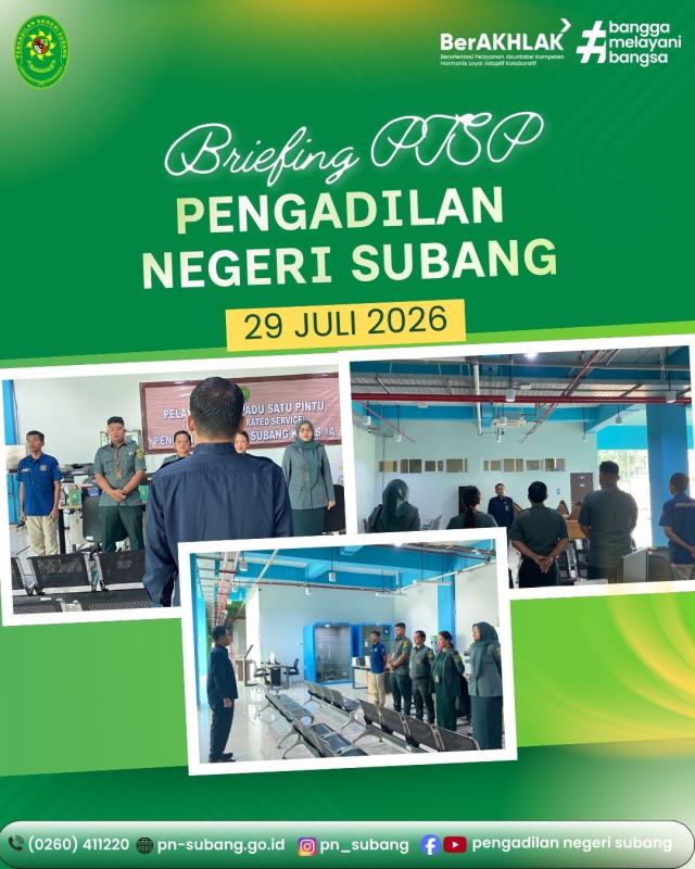 Briefing PTSP Briefing PTSP