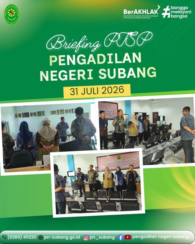 Briefing PTSP Briefing PTSP