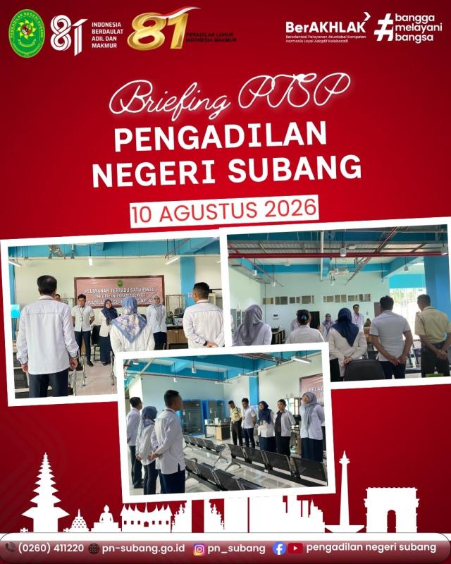 Briefing PTSP Pagi Briefing PTSP Pagi