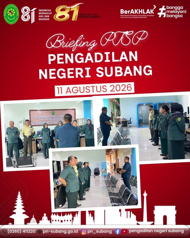 Briefing PTSP Pagi Briefing PTSP Pagi