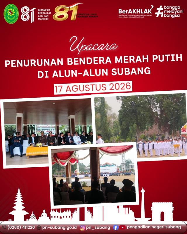 Upacara Penurunan Bendera Upacara Penurunan Bendera