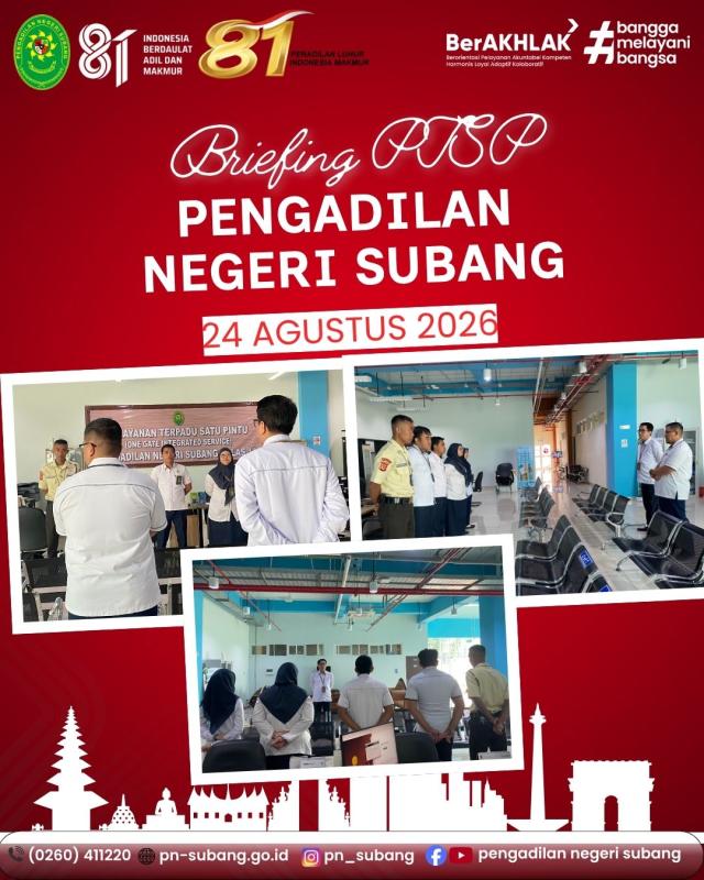 Briefing PTSP Pagi Briefing PTSP Pagi