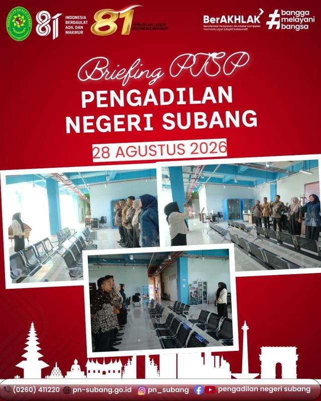 Briefing PTSP Pagi Briefing PTSP Pagi