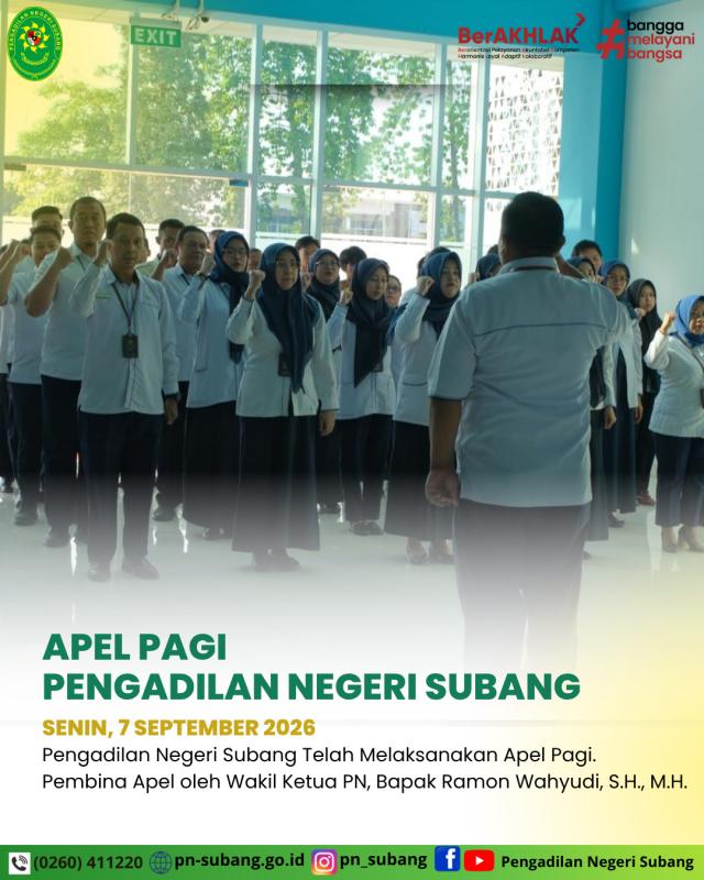 Apel Pagi Apel Pagi