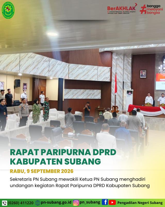 Rapat Paripurna DPRD Rapat Paripurna DPRD
